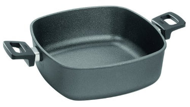 Woll Nowo Titanium Kasserolle viereckig - Induktiv -, 28 x 28 cm, 10 cm hoch, 6.0 Liter, mit 2 Seitengriffen - Geeignet für alle Herdarten im Sale